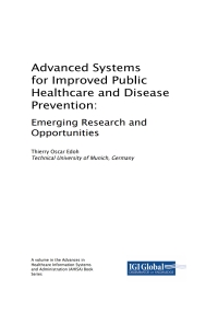 Imagen de portada: Advanced Systems for Improved Public Healthcare and Disease Prevention 9781522555285