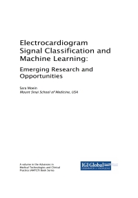 Imagen de portada: Electrocardiogram Signal Classification and Machine Learning 9781522555803