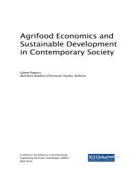 Cover image: Agrifood Economics and Sustainable Development in Contemporary Society 9781522557395