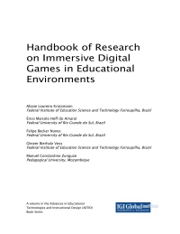 Cover image: Handbook of Research on Immersive Digital Games in Educational Environments 9781522557906