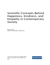 صورة الغلاف: Scientific Concepts Behind Happiness, Kindness, and Empathy in Contemporary Society 9781522559184