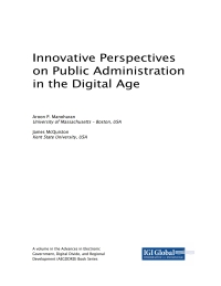 Cover image: Innovative Perspectives on Public Administration in the Digital Age 9781522559665