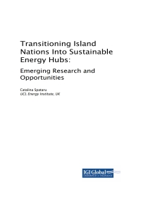 Cover image: Transitioning Island Nations Into Sustainable Energy Hubs 9781522560029