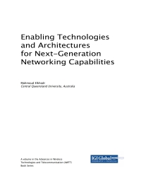 Imagen de portada: Enabling Technologies and Architectures for Next-Generation Networking Capabilities 9781522560234