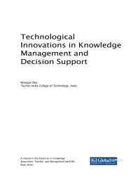 Omslagafbeelding: Technological Innovations in Knowledge Management and Decision Support 9781522561644