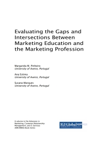 Cover image: Evaluating the Gaps and Intersections Between Marketing Education and the Marketing Profession 9781522562955