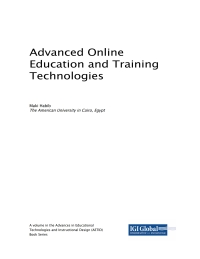 Cover image: Advanced Online Education and Training Technologies 9781522570103