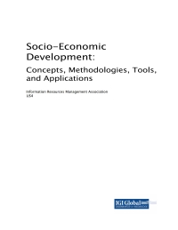 Imagen de portada: Socio-Economic Development 9781522573111