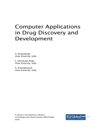 Cover image: Computer Applications in Drug Discovery and Development 9781522573265