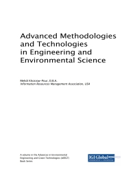 Cover image: Advanced Methodologies and Technologies in Engineering and Environmental Science 9781522573593