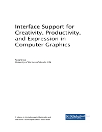 Cover image: Interface Support for Creativity, Productivity, and Expression in Computer Graphics 9781522573715