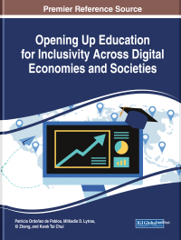 Omslagafbeelding: Opening Up Education for Inclusivity Across Digital Economies and Societies 9781522574736