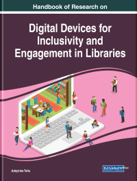 Omslagafbeelding: Handbook of Research on Digital Devices for Inclusivity and Engagement in Libraries 9781522590347
