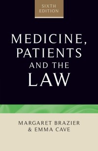 Omslagafbeelding: Medicine, patients and the law 9781784991364