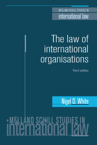 Titelbild: The law of international organisations 9780719097744