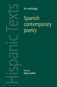Imagen de portada: Spanish contemporary poetry 9780719090950