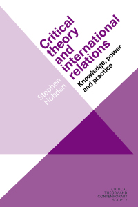 Cover image: Critical theory and international relations 9781526131959