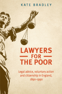 Cover image: Lawyers for the poor 9781526136053