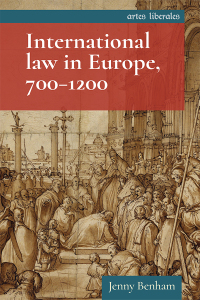 Imagen de portada: International law in Europe, 700–1200 9781526142283