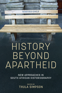 Imagen de portada: History beyond apartheid 9781526159076