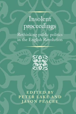Cover image: Insolent proceedings 9781526165008