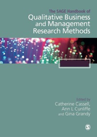 Titelbild: The SAGE Handbook of Qualitative Business and Management Research Methods 1st edition 9781473926622