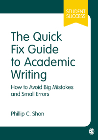 Imagen de portada: The Quick Fix Guide to Academic Writing 1st edition 9781526405890
