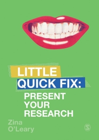Imagen de portada: Present Your Research 1st edition 9781526464712