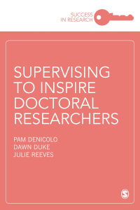 Imagen de portada: Supervising to Inspire Doctoral Researchers 1st edition 9781526465023