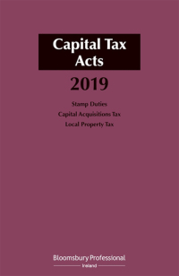 صورة الغلاف: Capital Tax Acts 2018 1st edition