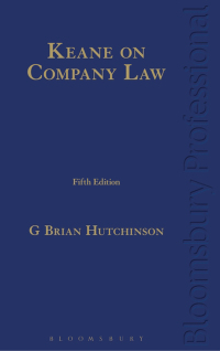 Cover image: Keane on Company Law 5th edition