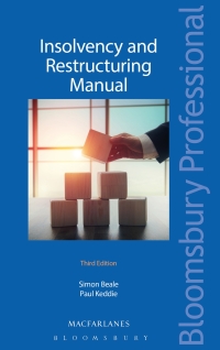 صورة الغلاف: Insolvency and Restructuring Manual 3rd edition 9781526502247