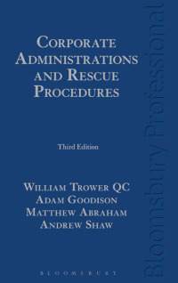 Omslagafbeelding: Corporate Administrations and Rescue Procedures 3rd edition 9781847665683