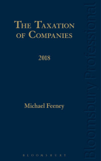 Titelbild: The Taxation of Companies 2018 1st edition