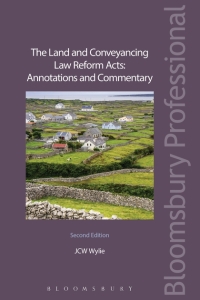 Imagen de portada: The Land and Conveyancing Law Reform Acts: Annotations and Commentary 2nd edition