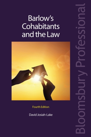 Cover image: Barlow’s Cohabitants and the Law 4th edition 9781526503046