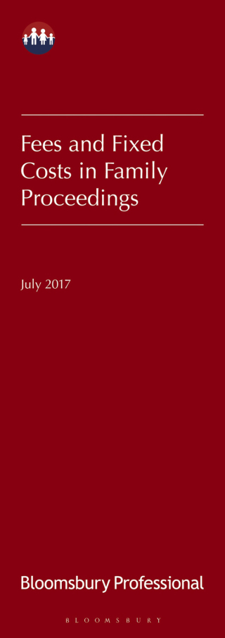Cover image: Lawyers' Costs and Fees: Fees and Fixed Costs in Family Proceedings 1st edition 9781526503817