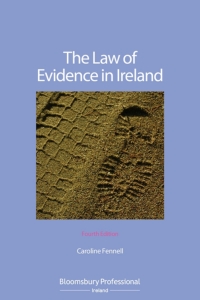 Imagen de portada: The Law of Evidence in Ireland 4th edition