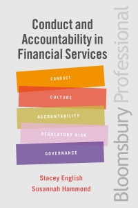 Cover image: Conduct and Accountability in Financial Services 1st edition 9781526505200