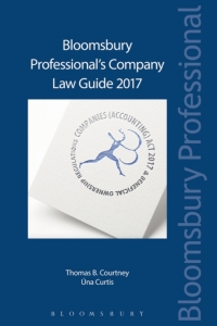 Imagen de portada: Bloomsbury Professional's Company Law Guide 2017 1st edition