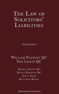 Titelbild: The Law of Solicitors’ Liabilities 4th edition 9781526505293