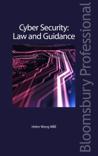 Omslagafbeelding: Cyber Security: Law and Guidance 1st edition 9781526505866