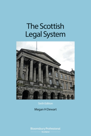 Cover image: The Scottish Legal System 6th edition 9781526506337