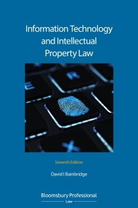 Omslagafbeelding: Information Technology and Intellectual Property Law 7th edition 9781526506849