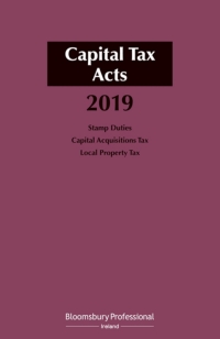 Omslagafbeelding: Capital Tax Acts 2019 1st edition