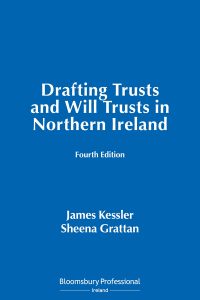 Cover image: Drafting Trusts and Will Trusts in Northern Ireland 1st edition