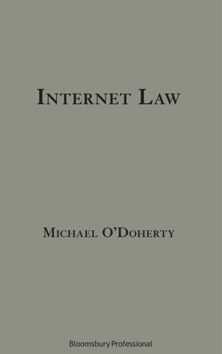 Cover image: Internet Law 1st edition