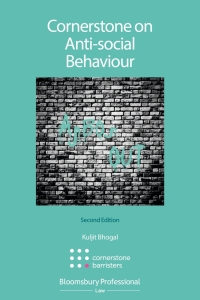 Cover image: Cornerstone on Anti-social Behaviour 2nd edition 9781526508645