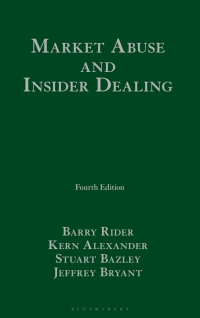 Cover image: Market Abuse and Insider Dealing 4th edition 9781526509109