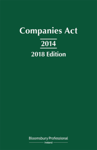 Cover image: Companies Act 2014: 2018 Edition 1st edition
